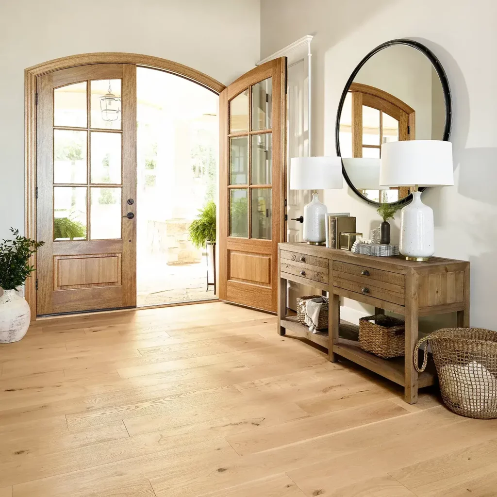 Entryway Hardwood Flooring | Location Carpet Co